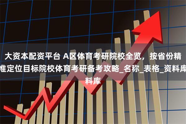 大资本配资平台 A区体育考研院校全览，按省份精准定位目标院校体育考研备考攻略_名称_表格_资料库